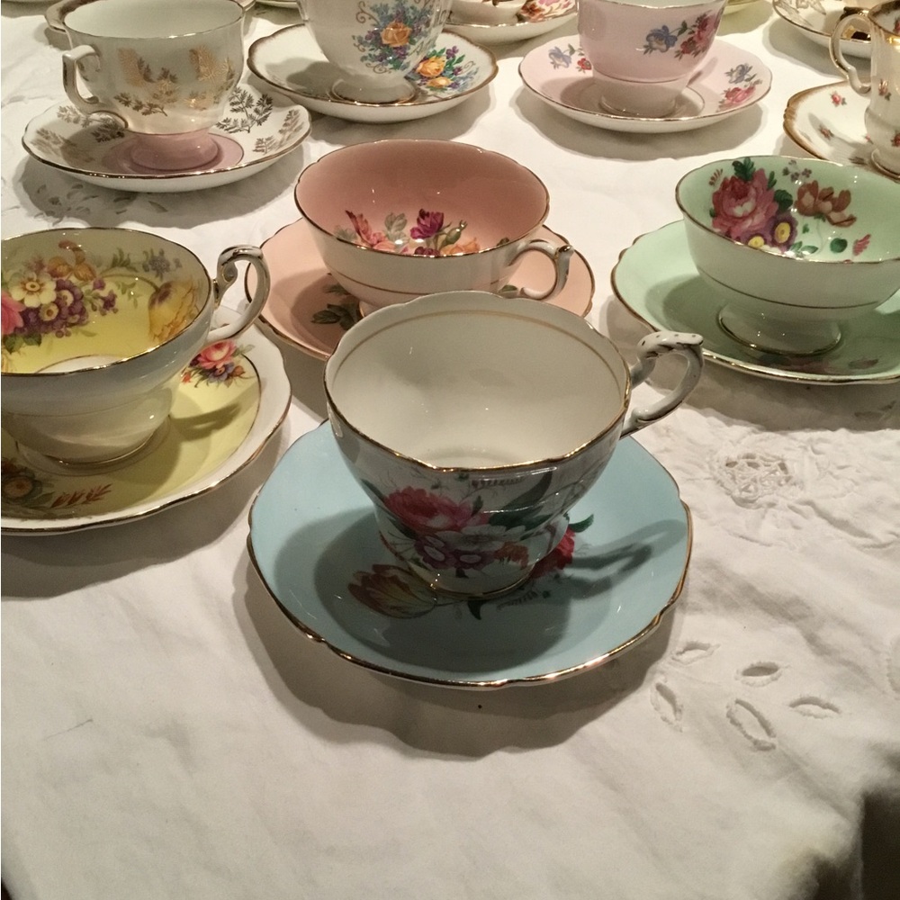 Vintage Fine Bone China Cup and Saucer